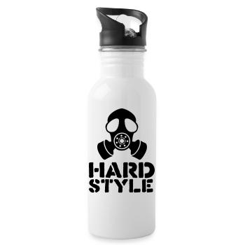 hardstyle - Water bottle with straw - white - Right