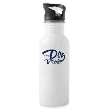 Dog breeders Cross Breeding Breeding Dog breeders - Water bottle with straw - white - Right