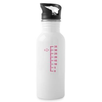 30 years old 30 birthday - Water bottle with straw - white - Right