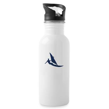 Windsurfer - Water bottle with straw - white - Right