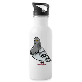 Dove - Water bottle with straw - white - Right