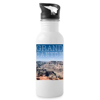Grand Canyon - Water bottle with straw - white - Right