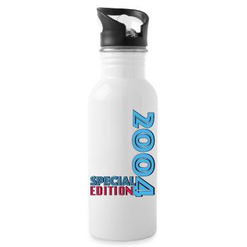 18 Birthday Young Girls 18 years 2004 - Water bottle with straw - white - Right