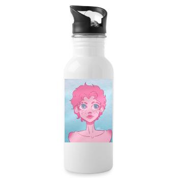 Candy crush - Water bottle with straw - white - Right