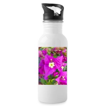 bougainvillea Bougainvillea - Water bottle with straw - white - Right