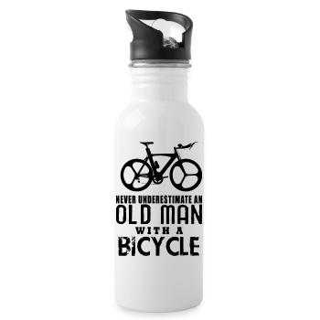 Road Bike Bike Bike - Water bottle with straw - white - Right