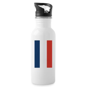 Paris 4 Paris IV Souvenir Paris - Water bottle with straw - white - Right
