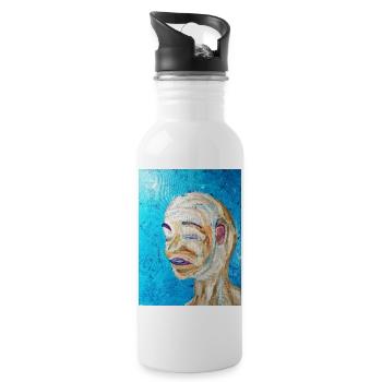 Sinéad Marie Bernadette O Connor 2023 ZoooooZ - Trinkflasche mit integriertem Trinkhalm - Weiß - Rechts