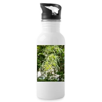 Joie du voyageur Clématite vitalba - Gourde avec paille intégrée - blanc - Droite