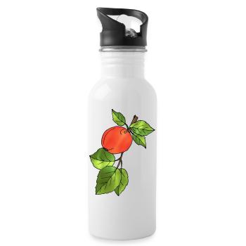 Apple - Water bottle with straw - white - Right