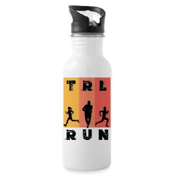 Trail Run Ultra Running Mountain Trekking Running - Water bottle with straw - white - Right