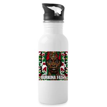 Rebirth of the Stallions - Water bottle with straw - white - Right