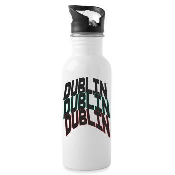 Dublin - Water bottle with straw - white - Right