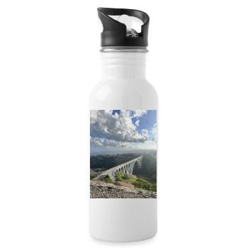 IMG 8654 - Water bottle with straw - white - Right