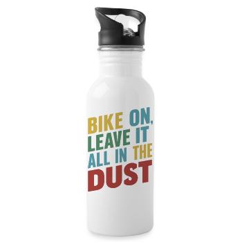 Vélo Sur Leave It All In Dust Graphique - Gourde avec paille intégrée - blanc - Droite