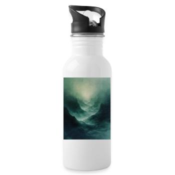 Poster Geo Nature Paint 17 - Water bottle with straw - white - Right