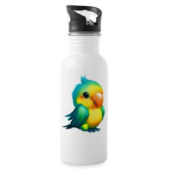 Parrot - Water bottle with straw - white - Right