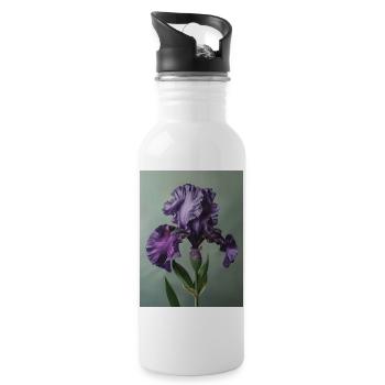 Iris FL 10 - Water bottle with straw - white - Right
