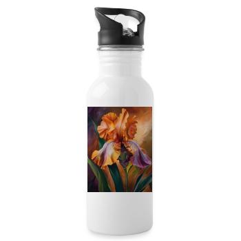 Iris FL 23 - Water bottle with straw - white - Right