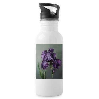 Iris FL 4 - Water bottle with straw - white - Right
