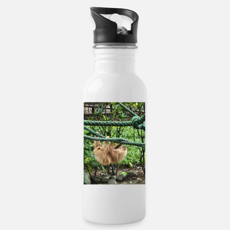 fde55127 b425 41d4 9d84 d3726ca8f246 - Trinkflasche mit integriertem Trinkhalm - Weiß