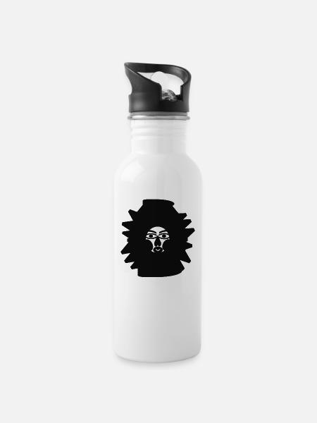 Mon ange - Gourde avec paille intégrée - blanc