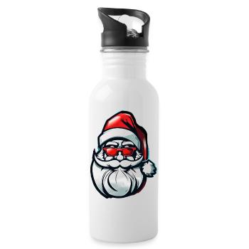 Père Noël Père Noël Noël - Gourde avec paille intégrée - blanc - Droite