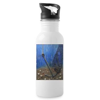 Ancre de l Ame Collection Resonance - Water bottle with straw - white - Right