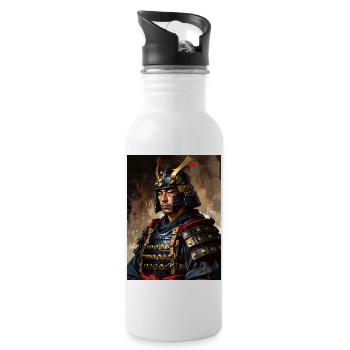 The Emperor’s Blade - Water bottle with straw - white - Right
