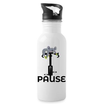 CIRCUIT À VÉLO PAUSE VÉLO KOALA BIKE - Gourde avec paille intégrée - blanc - Droite