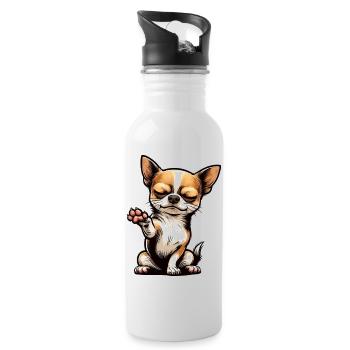 Chihuahua Chihuahua Owner Chihuahua Owner Chihuahua Owner Chi - Water bottle with straw - white - Right
