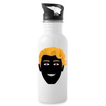HETEROCHROMIA EYES #2 - nice people - Water bottle with straw - white - Right