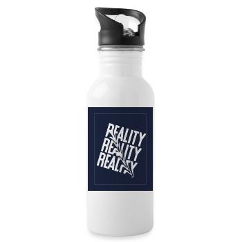 Reality - Water bottle with straw - white - Right