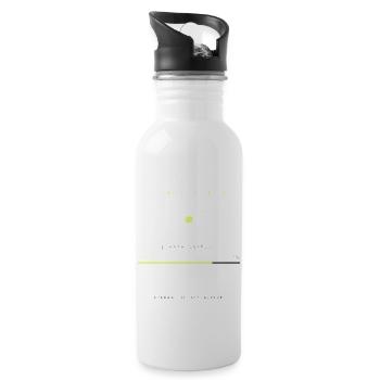 BRAIN.EXE IS LOADING - Water bottle with straw - white - Right