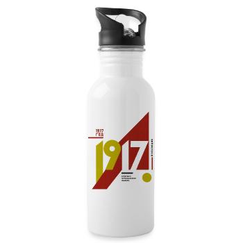 1917 - Russian Revolution - Water bottle with straw - white - Right