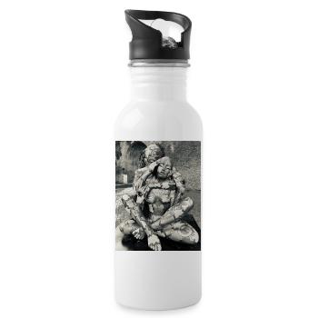 Duo body geometry - Water bottle with straw - white - Right