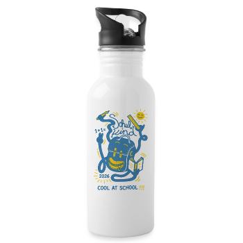 Cool at School 2026 First Year Enrollment - Water bottle with straw - white - Right