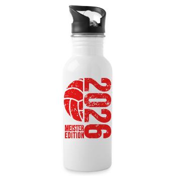 Volleyball Master Shirt 2026, Red, Hoodie, Mug - Water bottle with straw - white - Right