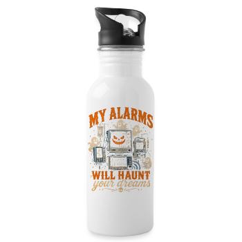 Nurse Nurse Halloween - Water bottle with straw - white - Right