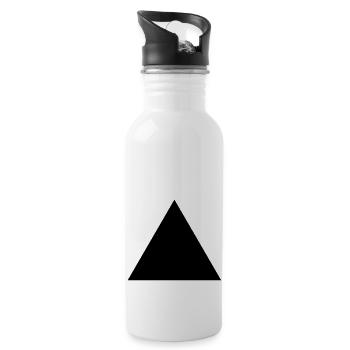 triangle - Trinkflasche mit integriertem Trinkhalm - Weiß - Rechts