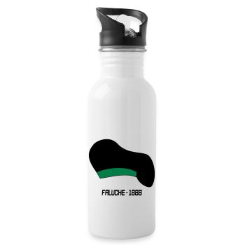 Faluche - Water bottle with straw - white - Right