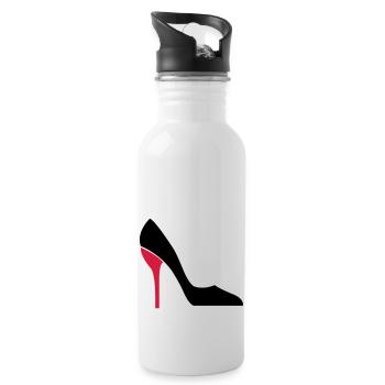 high_heels_2 - Water bottle with straw - white - Right