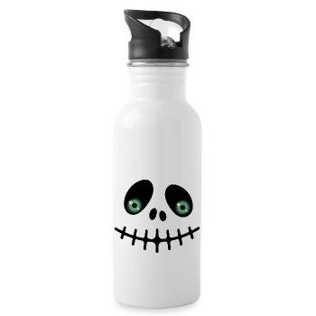 Süßer Geist - Trinkflasche mit integriertem Trinkhalm - Weiß - Rechts