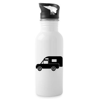 Motorhome Pickup Settling Cabin Residential Cabin Camper - Water bottle with straw - white - Right