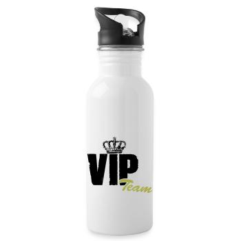 vip team - Gourde avec paille intégrée - blanc - Droite