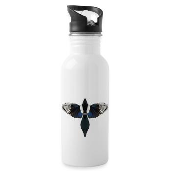 Polyart Elster - Trinkflasche mit integriertem Trinkhalm - Weiß - Rechts