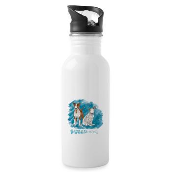Bulitastisch - Trinkflasche mit integriertem Trinkhalm - Weiß - Rechts
