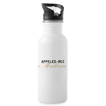 Call Me Mrs. Gold- Bride-to-be - Water bottle with straw - white - Right