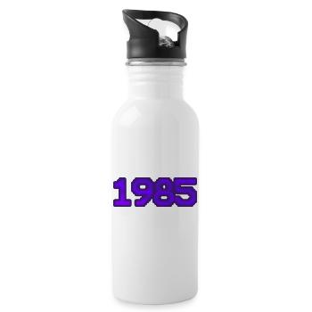 Nerd 1985 - Gourde avec paille intégrée - blanc - Droite