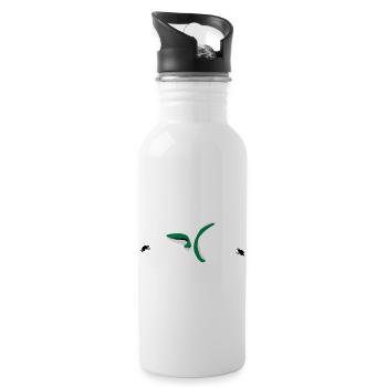 Gleitschirm Synchro Spirale - Trinkflasche mit integriertem Trinkhalm - Weiß - Rechts